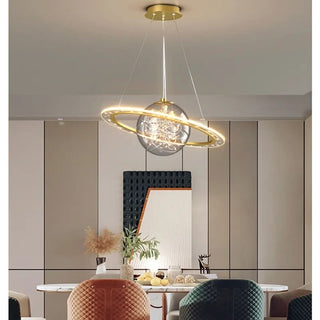 Space Pendant Lamp – Color Changing LED Kids Room Lighting With Planet Design