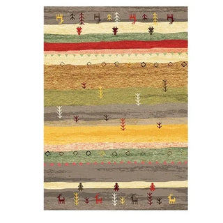 moroccan area rug handwoven traditional decor carpet front view