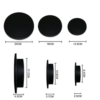 Outdoor Wall Lamp – Minimalist Aluminium Disc Light | IP65 Waterproof Lighting
