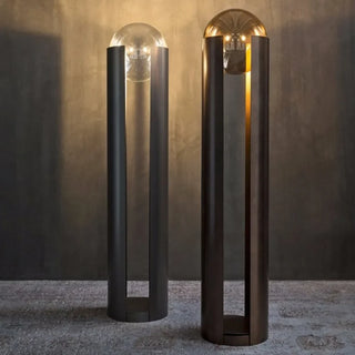 Metal Glass Floor Lamp – Postmodern LED Lighting for Living Room Ambiance