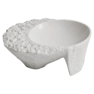 organic ceramic bowl earthworks handcrafted porcelain dining dish ceramics front view
