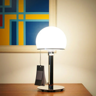 Nordic Desk Lamp – Scandinavian Glass Metal Lamp with LED Lighting & Touch Switch