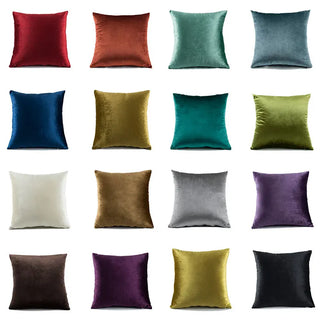 velvet cushion covers minimalist polyester cushion cover set 45x45 cm wide view
