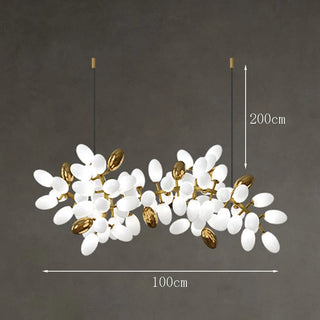 Modern LED Pendant Light – Stylish Alloy Hanging Lamp for Living Room Lighting