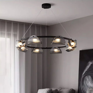 Smoked Glass Pendant Light – Modern Dining Room Lighting With Chrome Finish