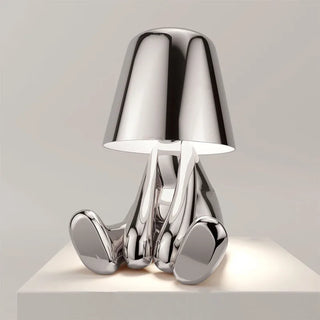 Designer golden lamp — resin warm LED ambient setting