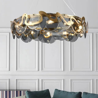 Modern Pendant Light – Alloy Cord Lighting With Dimmable LED & Remote Control