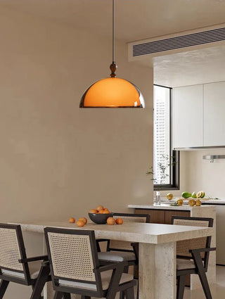 Brown Acrylic Pendant Light – Modern Dining Room Chandelier With Warm Ambient Lighting