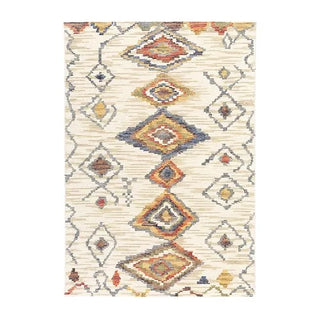 morocco senses handwoven moroccan area rug non slip front view