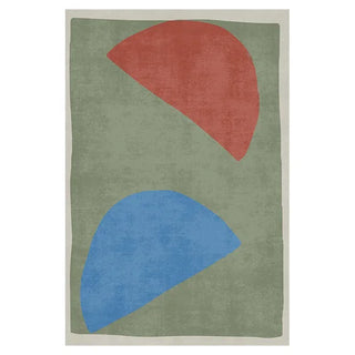 abstract artistry rug italian luxury woven rug design non slip quick drying front view