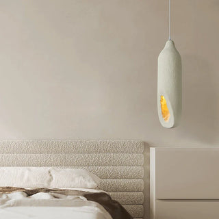 Modern Pendant Light – Beige Interior Pendant Lamp with LED Lighting & Touch Control