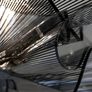 Modern Ceiling Light – Black PVC LED Fixture | Bedroom Surface Mount Lamp