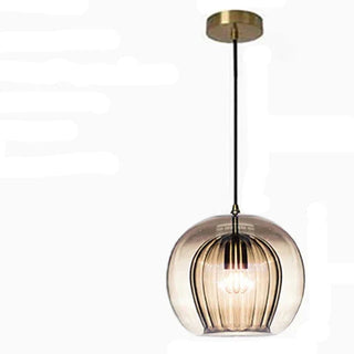 Glass Pendant Lamp – Modern Pendant Light with LED Lighting & Adjustable Height