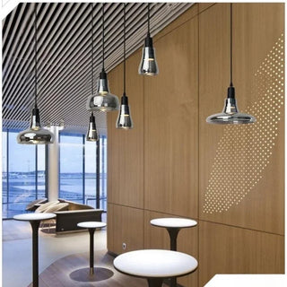 Modern Pendant Lamp – Glass & Metal LED Hanging Light | Nordic Style