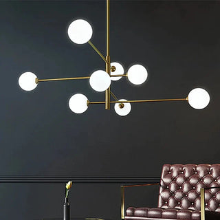 Gold Pendant Lamp – Adjustable Height Metal Pendant Light With LED Lighting