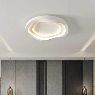 White LED Ceiling Light – Modern Surface Mount Ceiling Lamp With Matte Finish