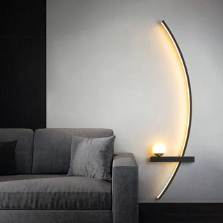 Indoor Wall Lamp – Adjustable LED Elongated Wall Light with Remote Control