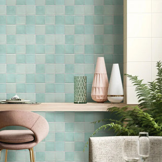 sicily wall tile panels self-adhesive light green eco vinyl kitchen bathroom close-up
