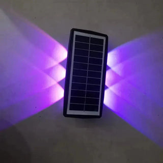 LED Solar Wall Light – Double Beam Patio Lamp | Energy Efficient Outdoor Lighting