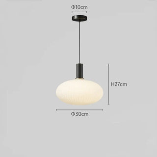 Adjustable Pendant Lamp – Nordic Style Lamp with White Glass Diffuser & Gold Ring