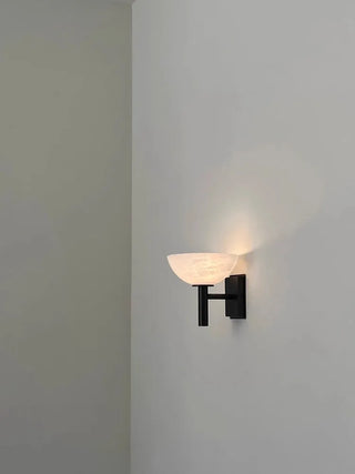 Marble Wall Light – Copper Wall Sconce | Soft Ambient Lighting for Bedroom
