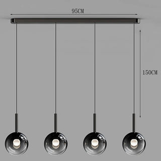 Modern Alloy Chandelier | Living Room Lighting - Remote Control & Easy Installation