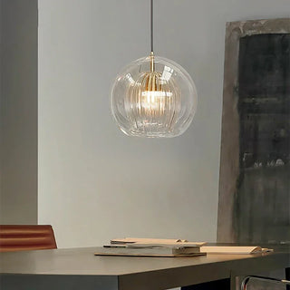 Glass Pendant Lamp – Modern Pendant Light with LED Lighting & Adjustable Height