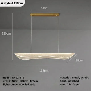 Nordic Iron Pendant Light – Modern Dining Lighting With Warm Ambient LED