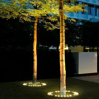 Outdoor Tree Projector – Adjustable Aluminum Ring Light for Garden Lighting