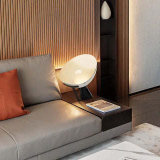 Modern Archi LED lamp side — metal glass warm ambient