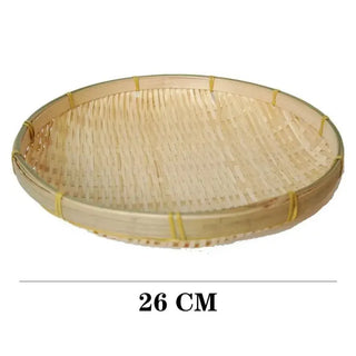Handwoven metal fruit basket
