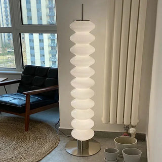 Contemporary Floor Lamp – Adjustable LED Lighting With Dimmer | Acrylic Chrome Finish