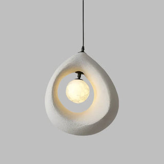 Wabi-Sabi Pendant Light – Handcrafted Organic Pendant Lamp with Soft LED Lighting