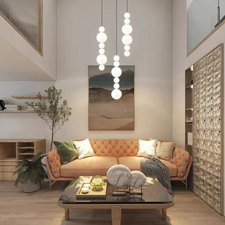 Modern Iron Pendant Light - Adjustable Dining Room Lighting with LED Energy Saving
