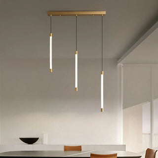 Copper Staircase Chandelier – Polished Copper Lighting with LED Flush Mount for Villas & Hotels
