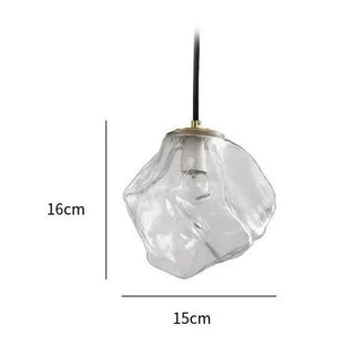 Scandinavian Pendant Lamp – Modern Hanging Lamp with Lava Glass Lighting