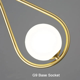 Black Pendant Light – Frosted Glass Bedroom Lamp With Integrated LED