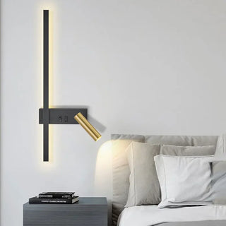 Adjustable LED Wall Light – Aluminium Dual Head Wall Sconce | Modern Black Gold Lighting