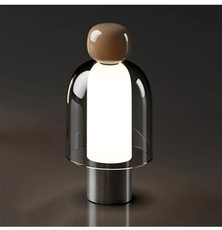 Minimalist Desk Lamp – Glass & Aluminum LED Reading Lamp | Modern Workspace Lighting