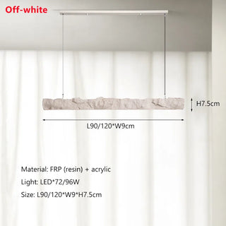 Nordic LED Pendant Light – Minimalist Dining Room Lighting with FRP Design