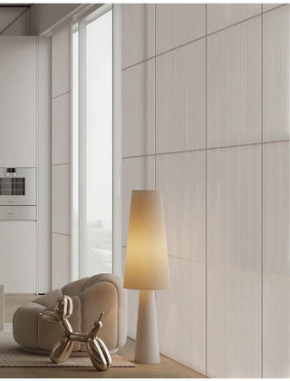 Nordic Floor Lamp – Modern Fabric Shade | Durable Iron Frame Lighting