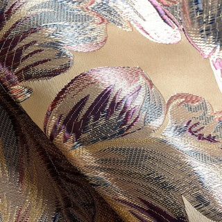 peacock feather curtain luxury blackout drapes grommet top heavy fabric product view