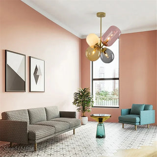 Aerial Pendant Light – Contemporary Pendant With Warm LED & Multicolor Lighting