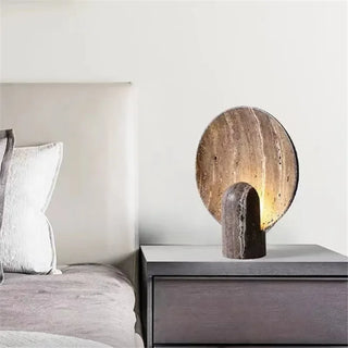 Minimalist Resin Table Lamp – Modern E27 Base Lamp with LED Bulb Included