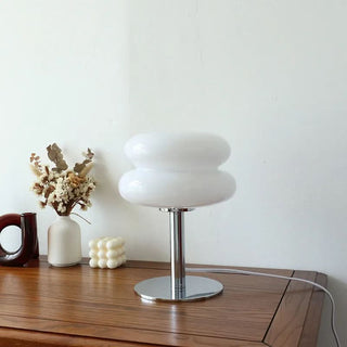 Macaron Stained Glass Lamp – Colorful Table Lamp with Crystal Lampshade