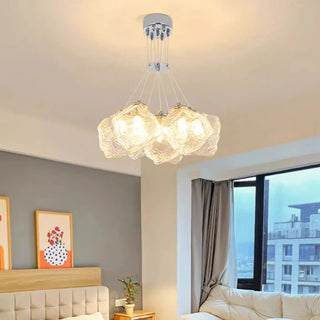 Modern Glass Pendant Light – Elegant Dining Room Lighting with Remote Control