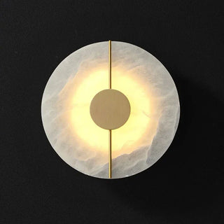 Marble Wall Lamp – Gold Wall Sconce with Integrated LED | Luxury Natural Lighting