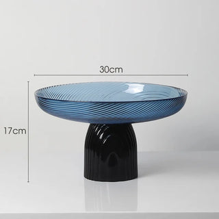 crystal glass bowl earthworks handcrafted luxury dining fruit bowl elegant tableware natural view