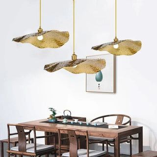 Modern Pendant Light – Artistic LED Pendant Light Fixture with Gold Finish