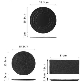 luxury ceramic plates earthworks handcrafted porcelain dinnerware elegant tableware set product view